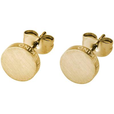 Paar Ohrstecker LIEBESKIND BERLIN "Schmuck Geschenk Edelstahl Ohrringe Kreis, LJ-0049, LJ-0050, LJ-0067", gold (gelbgoldfarben), Ohrringe, Damen, Edelstahl Image