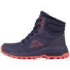 Winterboots KAPPA, Gr. 30, blau (navy, coral), Kunstfaser, mehrfarbig, sportlich, Schuhe, mit praktischem Reißverschluss auf der Innenseite
