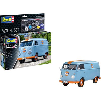 Modellbausatz REVELL "W T1 panel van (Gulf Decoration)" Modellbausätze bunt Kinder Made in Europe