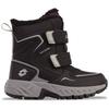 Klettboot LOTTO, Gr. 30, schwarz (schwarz, grau), Synthetik, mehrfarbig, sportlich, Schuhe, - wasserdicht, windabweisend & atmungsaktiv