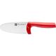 Kinderkochmesser ZWILLING "Twinny", rot, Gesamtlänge 20,6cm Klingenlänge 10,5cm, Edelstahl, Kochmesser, abgerundete Klinge, Fingerschutz, für Kinder ab 3 Jahren
