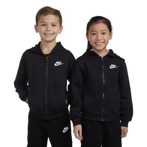 Kapuzensweatjacke NIKE SPORTSWEAR Gr. 116 (6), schwarz Kinder Sweatjacken