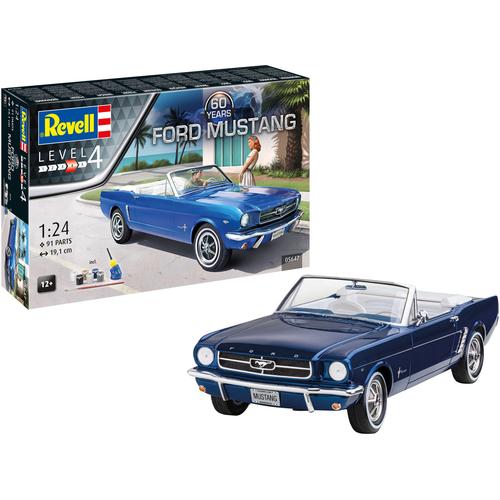 Modellbausatz REVELL ""Geschenkset 60 Jahre Ford Mustang"", bunt, Modellbausätze, KinderB:7,4cm H:8,2cm L:19,1cm, B:7,4cm H:8,2cm L:19,1cm