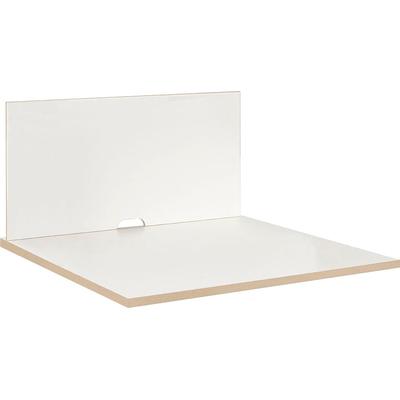 Mehrzweckregal TOJO "mehrfach", weiß, Schreibboden (B/T/H): 68/68/3cm, MDF, Regale, Mehrzweckregal Standregal, verschiedene Module, die miteinander kombiniert werden können Image