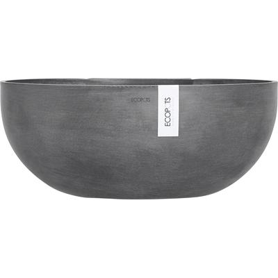 Blumentopf ECOPOTS "SOFIA WALL Grey", grau, B:25cm H:17,5cm T:25cm, Kunststoff, Pflanzgefäße, BxTxH: 25x25x17,5 cm Image