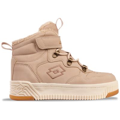 Winterboots LOTTO, Gr. 33, beige (beige, sanftes weiß), Synthetik, Kunstfaser, unifarben, sportlich, Schuhe, - mit kuscheligem Warmfutter Image