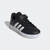 Sneaker ADIDAS SPORTSWEAR "GRAND COURT 2.0 KIDS", Kinder, Gr. 32, schwarz-weiß (core schwarz, cloud weiß, core schwarz), Synthetik, Textil, sportlich, Schuhe, Design auf den Spuren des adidas Superstar