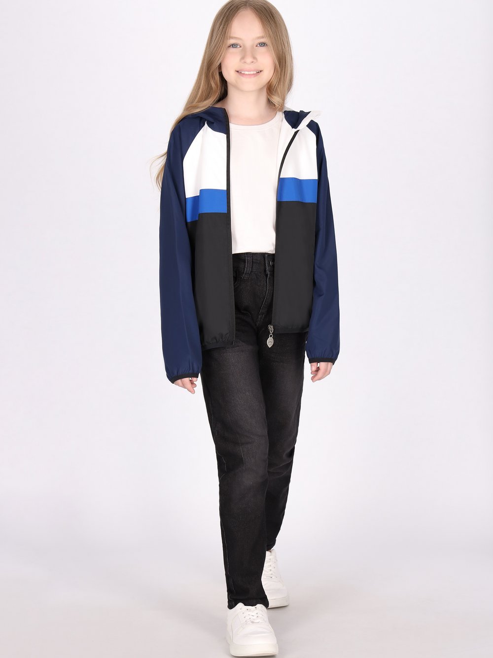 MyMo (Kids) Anorak Mädchen marine, 134 Image