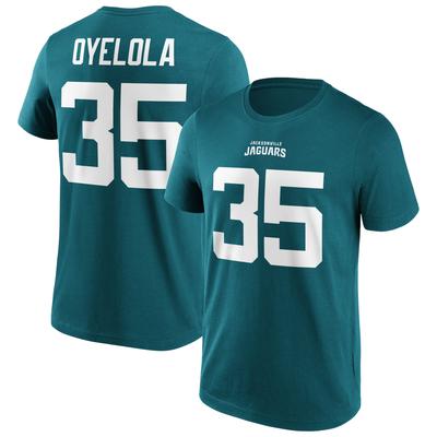Jacksonville Jaguars Name & Number Graphic T-Shirt - Oyelola 35 - Herren Image