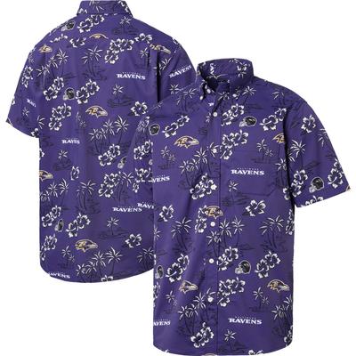 Reyn Spooner Baltimore Ravens Kekai Button-up-Hemd für Herren in Lila Image