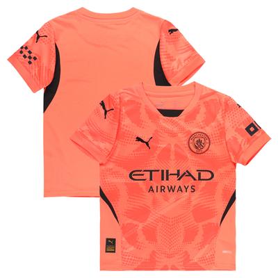 Manchester City Puma Torwarttrikot 2024-25 - Kinder - Orange Image