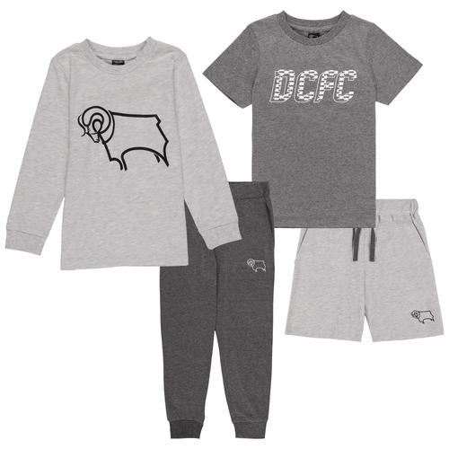 Derby County 2er-Pack Pyjamas – Grau – Jungen