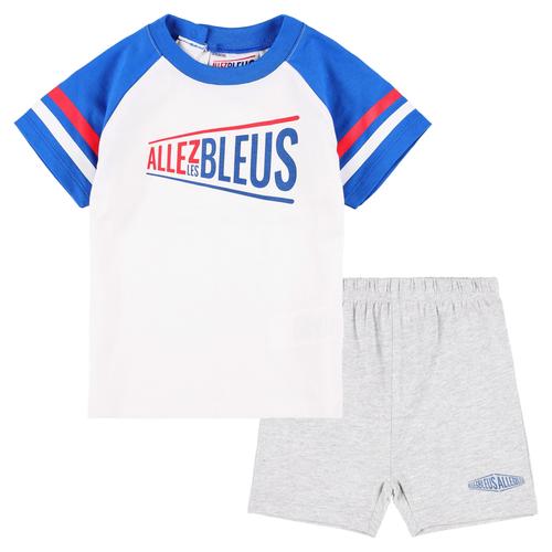 Paris 2024 Olympics Allez Les Bleus Tee & Shorts Set - Weiß - Baby