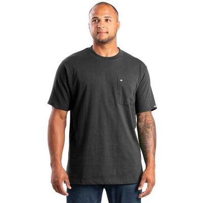 Berne Men's Highland Heavyweight Pocket Short-Sleeve Work Shirt - Pine M