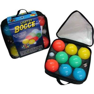 Lighted Bocce Ball Set - Black