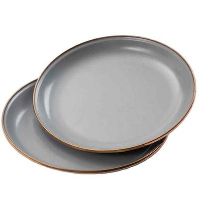 Barebones Enamel Salad Plate Set - Mint