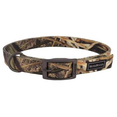 Water & Woods Shadow Grass Blades Patterned Dog Collar - Camo 22in