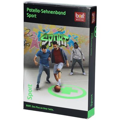 Bort Patella-Sehnenband Sport Gr.2 schwarz/grün 1 St Bandage(s) Image