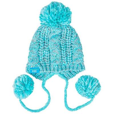 Rustic Ridge Girls Pom Beanie - Black S/M