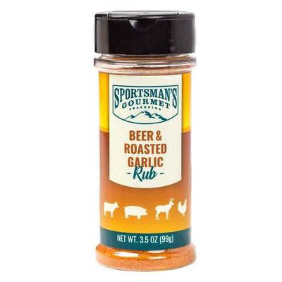 Sportsman's Gourmet Beer & Roasted Garlic Rub - 3.5oz
