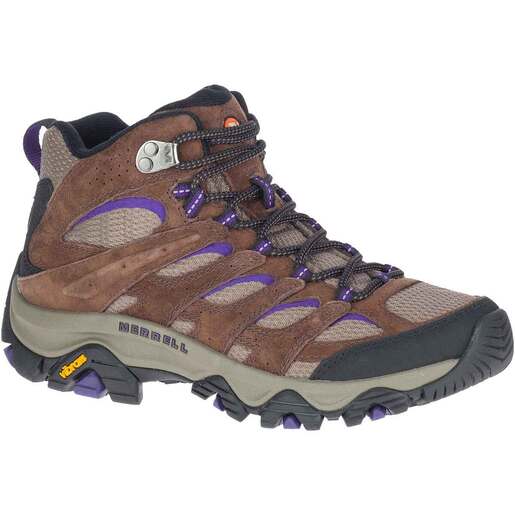 Merrell Women's Moab 3 Mid Hiking Boots - Bracken/Purple 11