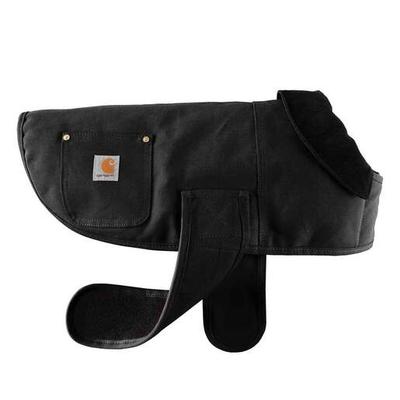 Carhartt Firm Duck Insulated Black Dog Chore Coat - Black X-Large