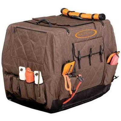 Mud River Dixie Insulated Kennel Cover - Brown L Extended