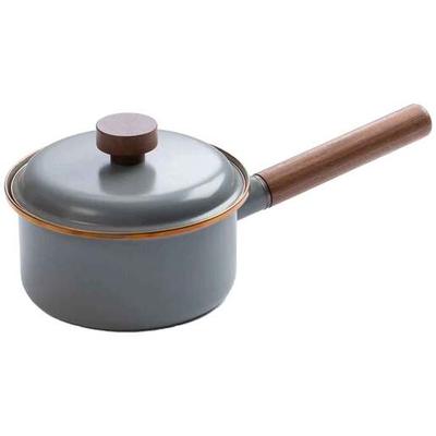 Barebones Enamel Saucepan - Slate Gray 1.5 L