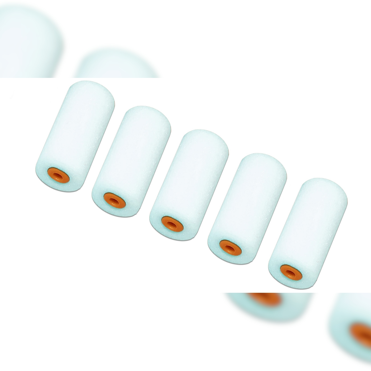 Vago-Tools 100 Stück 5cm Rollen Farbschaumwalze Farbwalze Image