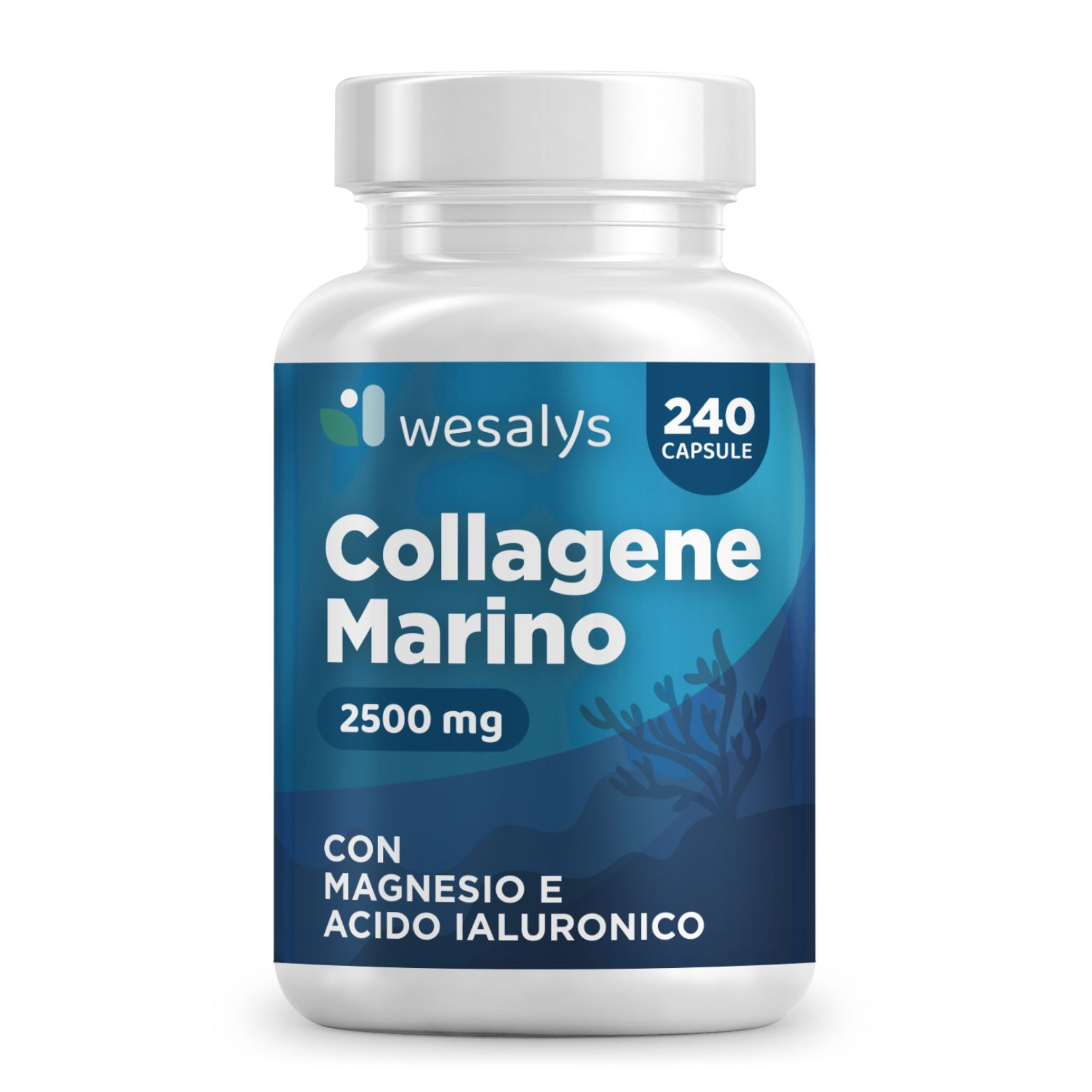 Collagene Marino WESALYS® - Integratore Alimentare la Pelle, Articolaz