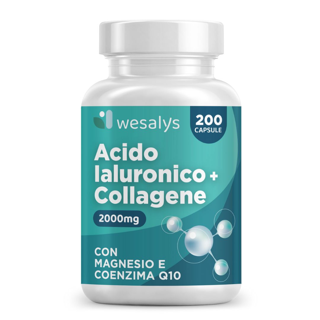 Acido Ialuronico + Collagene di WESALYS® - Integratore alimentare per