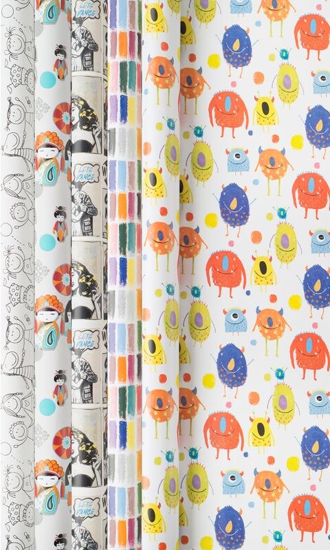 25 Rollen Geschenkpapier 0,7 x 2 m Image