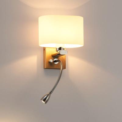 Barcelona Led - Wandleuchte mit LED-Leselampe "Arti" - E27 + 3W Image