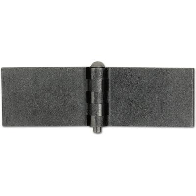 Anschweißscharnier Rolle ø 22 mm, Bandlappen 75x60 mm,Stahl blank Image