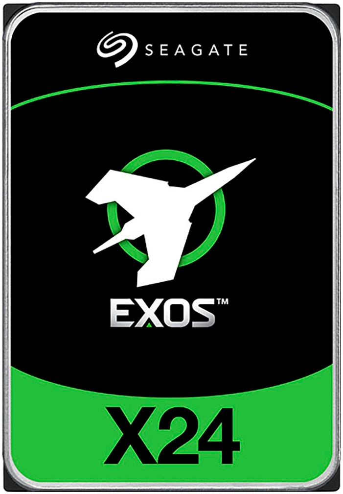 SEAGATE interne HDD-Festplatte "Exos X24", schwarz (silber, schwarz), 24000 GB, Festplatten Image