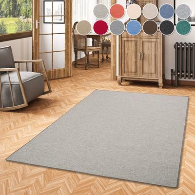 Teppich MY HOME "Fortis, Schlinge, Made in Netherlands", grau (taupe), B:160cm H:5mm L:200cm, Kunstfaser, Teppiche, Uni Farben, Schlinge, gekettelt, auch als Läufer, strapazierfähig