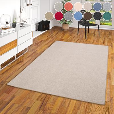 Teppich MY HOME "Fortis, Schlinge, Made in Netherlands", beige, B:80cm H:5mm L:400cm, Kunstfaser, Teppiche, Uni Farben, gekettelt, auch als Läufer, strapazierfähig, Wohnzimmer Image