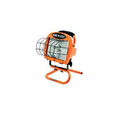 Coleman Cable 500W Portable Halogen Work Light w/ Switch; 500 Watt Portable Halogen Floodlight (172-L33)