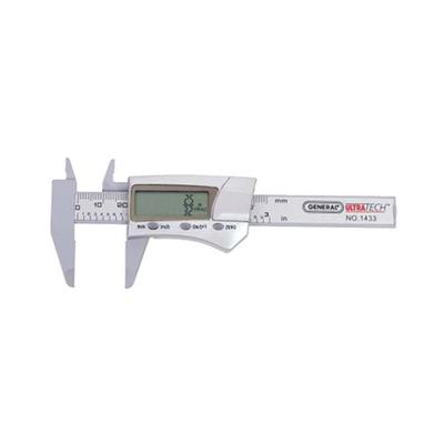 General Tools Digital/Fraction Electronic Calipers, 1 in-3 in/150 mm (318-1433)