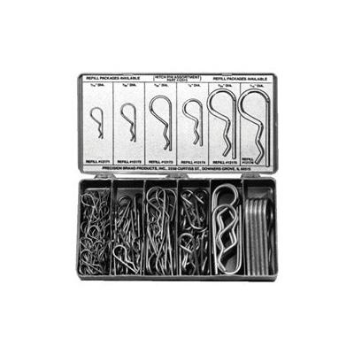 Precision Brand Hitch Pin Clip Assortments, Spring Steel (605-12915)