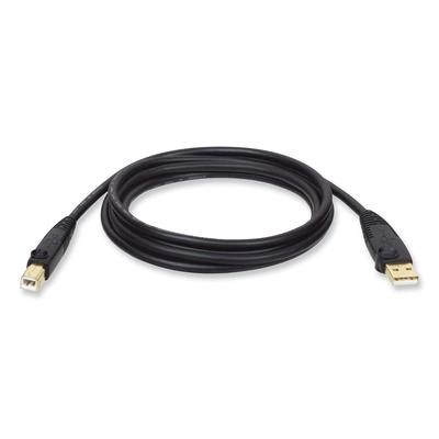 Tripp Lite USB 2.0 A/B Cable (M/M), 15 ft., Black (TRPU022015)