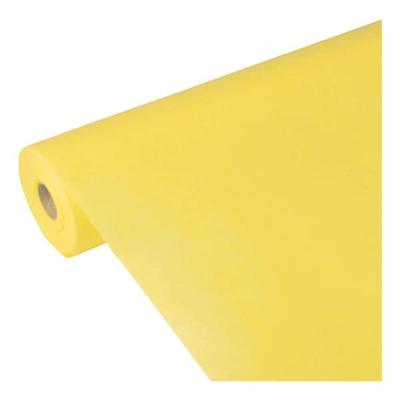 Papstar Tischdecke 90 cm cm auf 40m-Rolle gelb, 90 cm