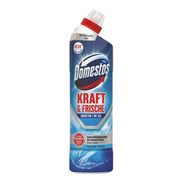 Domestos WC-Reiniger Gel Kraft & Frische »Ocean Fresh« blau