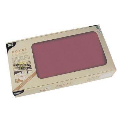 Papstar Tissue Mitteldecke 80 x 80 cm »ROYAL Collection einfarbig« 20 Stück rot, 80 cm