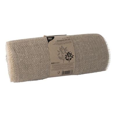 Tischläufer aus Jute naturfarben 10 m x 30 cm Rolle braun, Papstar, 30 cm