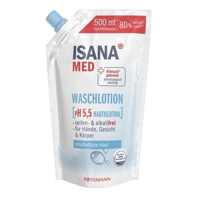 ISANA MED Waschlotion »pH 5,5 hautneutral« 500 ml Nachfüllbeutel weiß Image