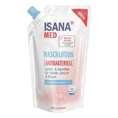 MED Waschlotion »Antibakteriell« 500 ml Nachfüllbeutel weiß, ISANA