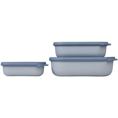 MEPAL 3er-Pack Frischhaltedose »Cirqula« 0,5 / 1,0 / 2,0 l blau Image