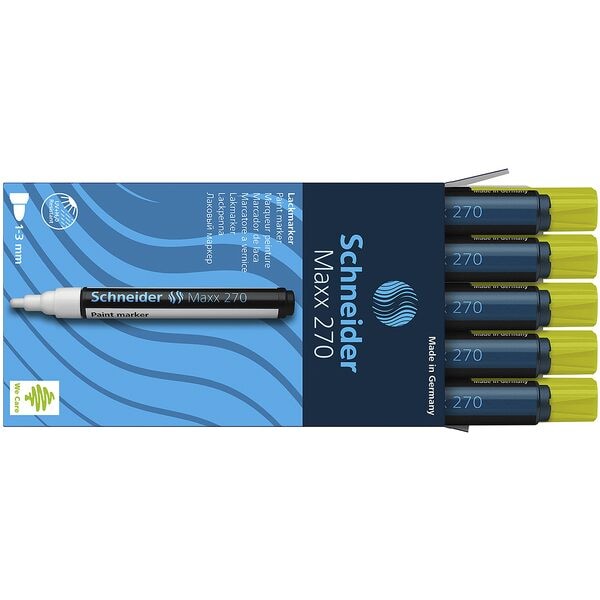 Schneider 10er-Pack Lackmarker »Maxx 270« gelb Image