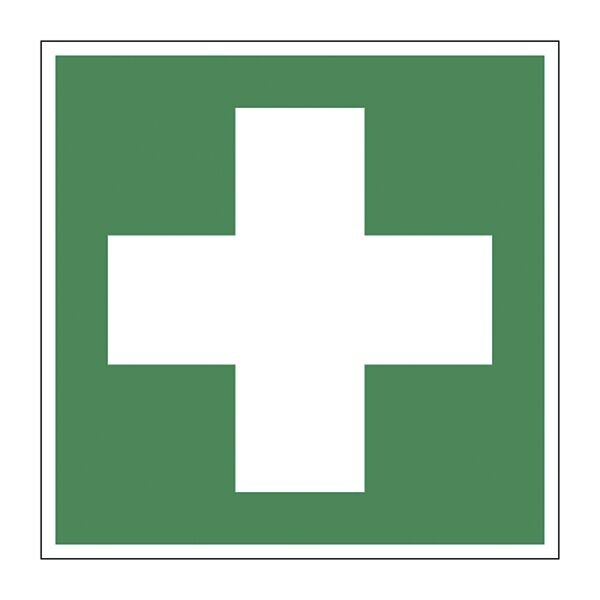 LimarLite Rettungszeichen »Erste Hilfe [E003]« 15 x 15 cm Folie (0,4 mm), 15x15 cm Image